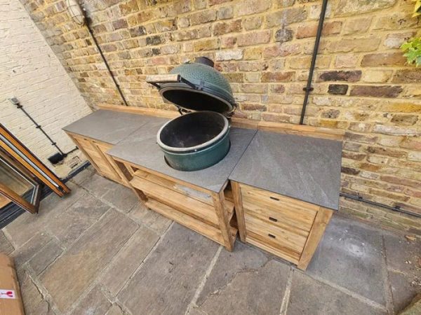 Big green egg outdoor kitchen Miami - Afbeelding 3