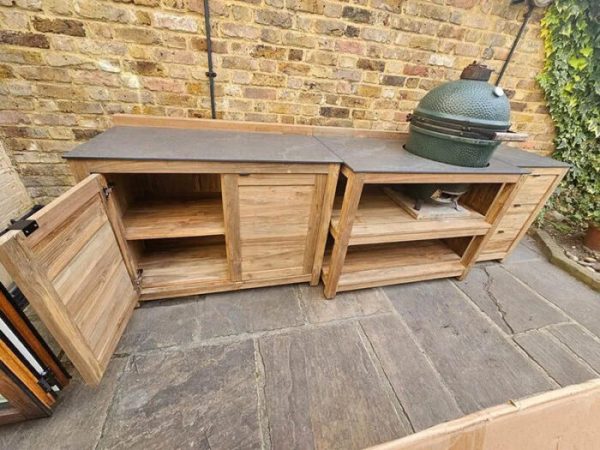 Big green egg outdoor kitchen Miami - Afbeelding 2