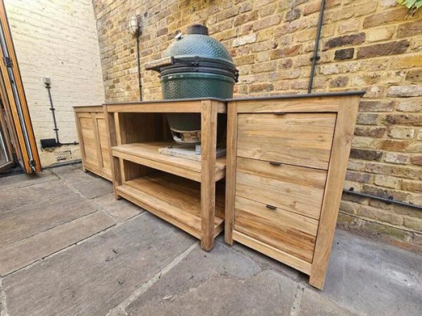 Big green egg outdoor kitchen Miami - Afbeelding 4