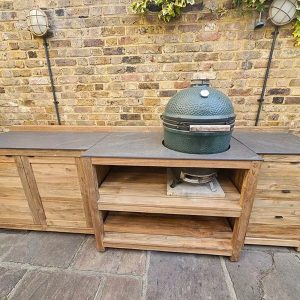 Big green egg outdoor kitchen Miami