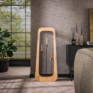“Daim” – Vloerlamp tangohout 120cm