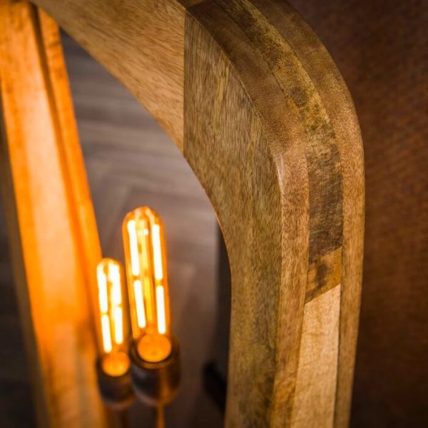 “Daim” – Vloerlamp tangohout 120cm - Afbeelding 3