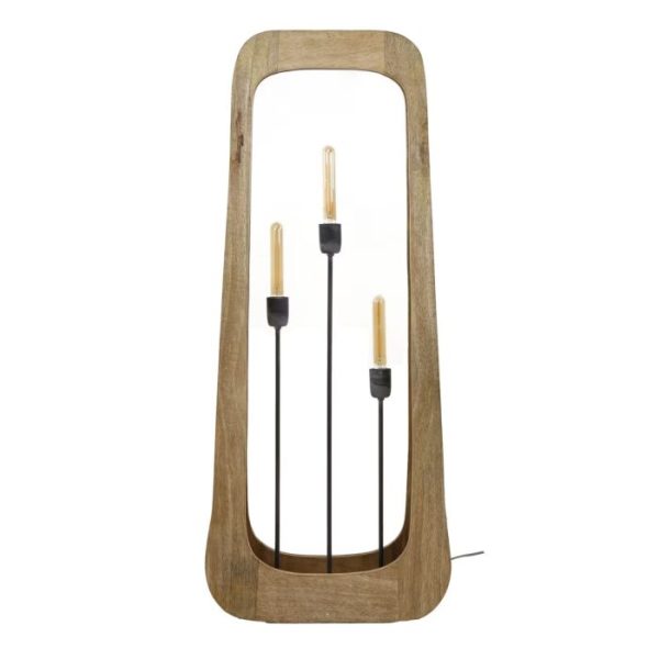 “Daim” – Vloerlamp tangohout 120cm - Afbeelding 4