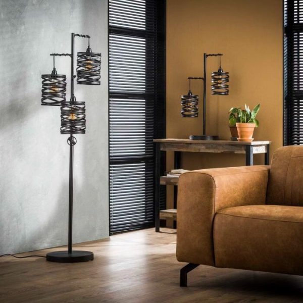 “Kristina” – 3 lampse vloerlamp - Afbeelding 3