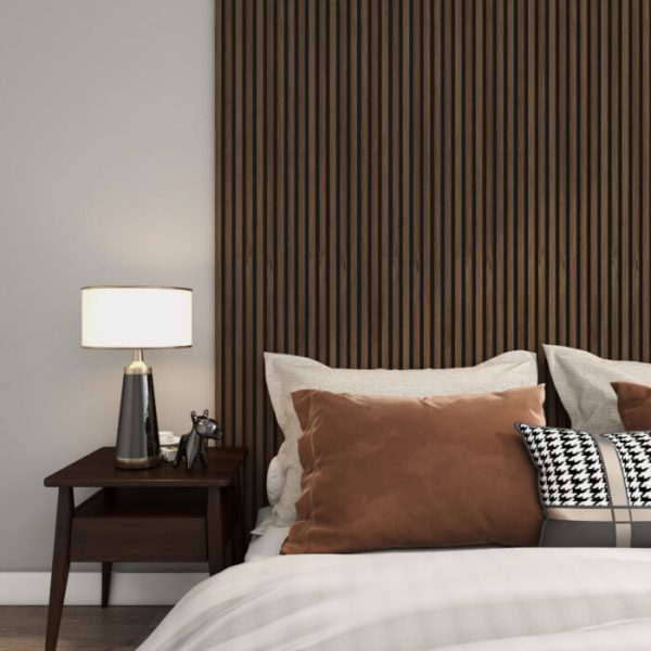 AkuPanel Gerookt Eiken-Hout | 270cm x 60cm | 3-zijdig écht houtfineer - Afbeelding 2