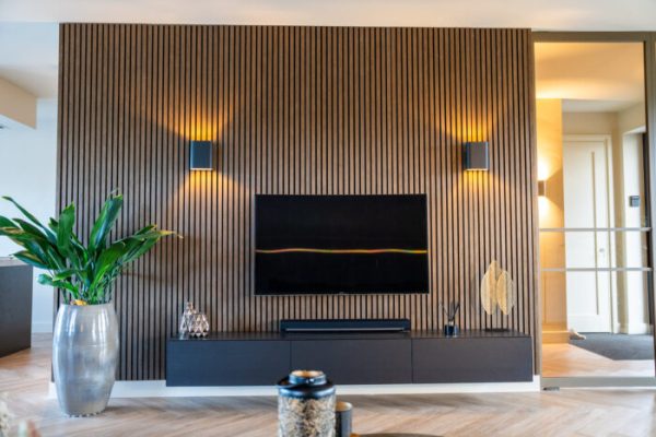 AkuPanel Gerookt Eiken-Hout | 270cm x 60cm | 3-zijdig écht houtfineer - Afbeelding 6