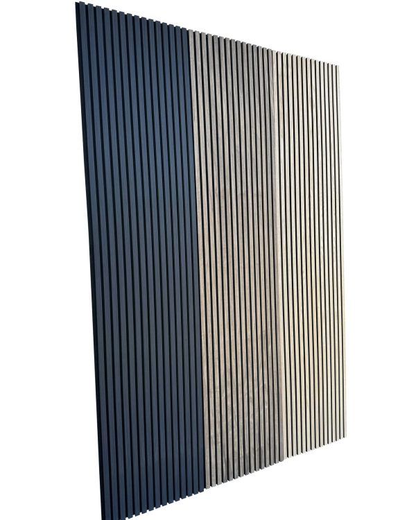 Akoestische wandpanelen – Zwart – 270x60cm - Afbeelding 4