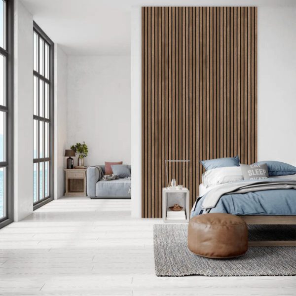 AkuPanel Gerookt Eiken-Hout | 270cm x 60cm | 3-zijdig écht houtfineer - Afbeelding 10