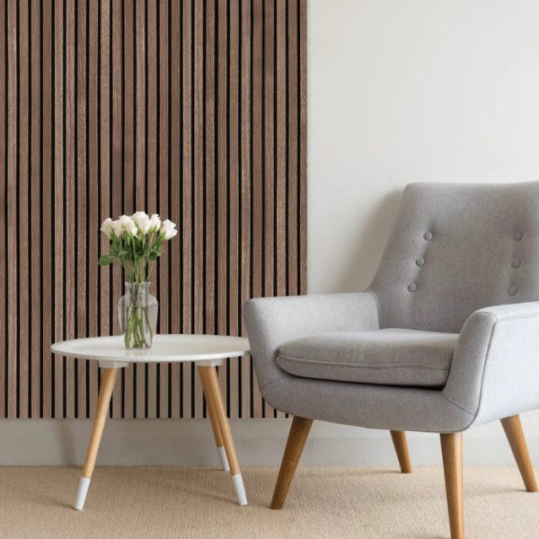 AkuPanel Gerookt Eiken-Hout | 270cm x 60cm | 3-zijdig écht houtfineer - Afbeelding 11