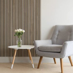 AkuPanel Naturel Eiken-Hout | 240cm x 60cm | 3-zijdig écht houtfineer
