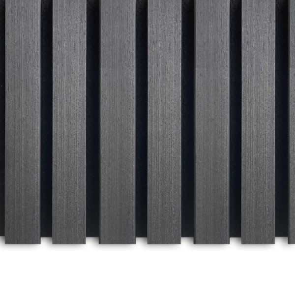 AkuPanel Antraciet-Hout | 270cm x 60cm | 3-zijdig écht houtfineer