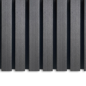 AkuPanel Antraciet-Hout | 240cm x 60cm | 3-zijdig écht houtfineer