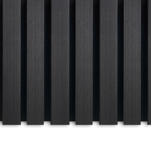 AkuPanel Zwart Eiken-Hout | 270cm x 60cm | 3-zijdig écht houtfineer