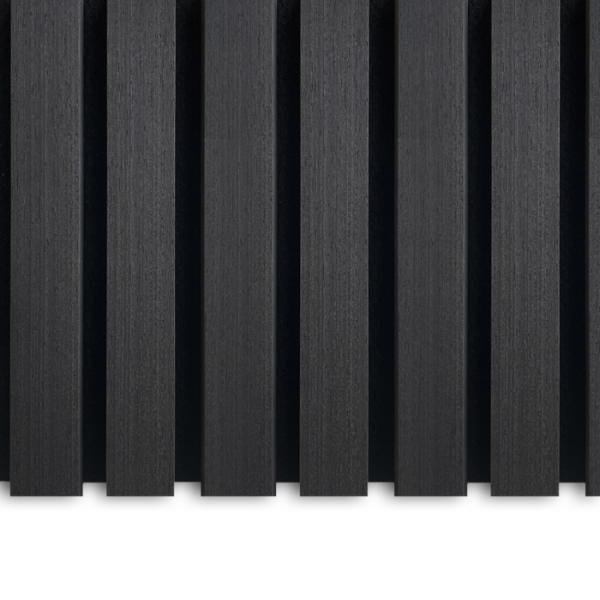 AkuPanel Zwart Eiken-Hout | 270cm x 60cm | 3-zijdig écht houtfineer