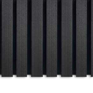 AkuPanel Zwart Eiken-Hout | 270cm x 60cm | 3-zijdig écht houtfineer