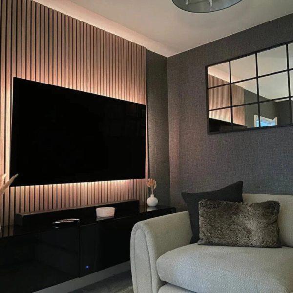 AkuPanel Naturel Eiken-Hout | 240cm x 60cm | 3-zijdig écht houtfineer - Afbeelding 10