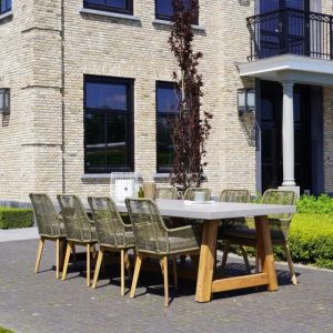 ASPEN dining tuinset 9-delig