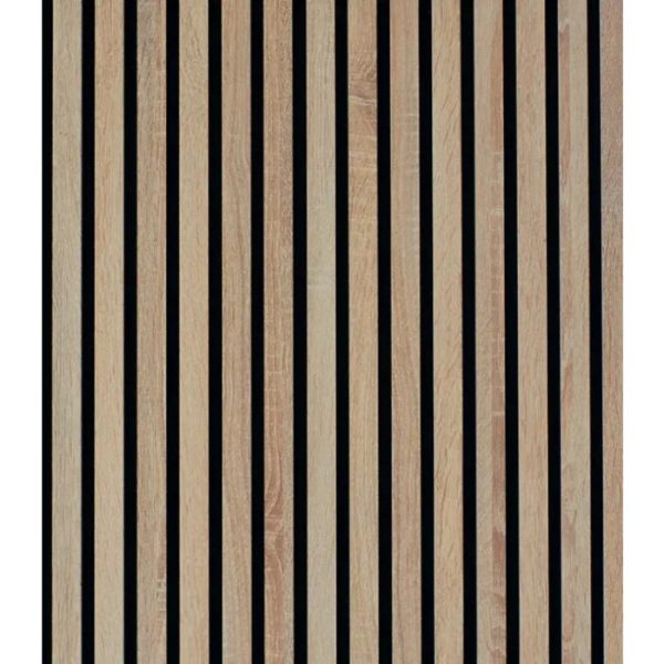 “Oak” – Akoestisch Wandpaneel 280x60cm - Afbeelding 3