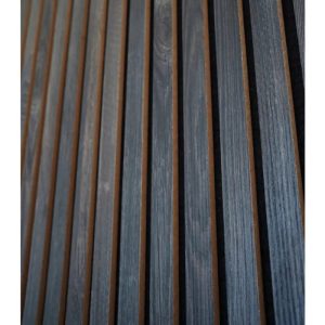 “Black Oak” – Akoestisch Wandpaneel 280x60cm